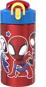 Zak Designs Marvel Spider-Man 18/8 Single Wall Stainless Steel Kids Water Bottle 15.5 oz