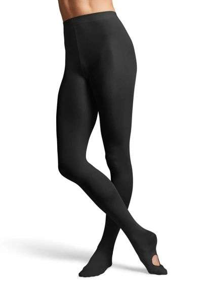 Bloch ContourSoft Adaptatoe Tights P/S Black