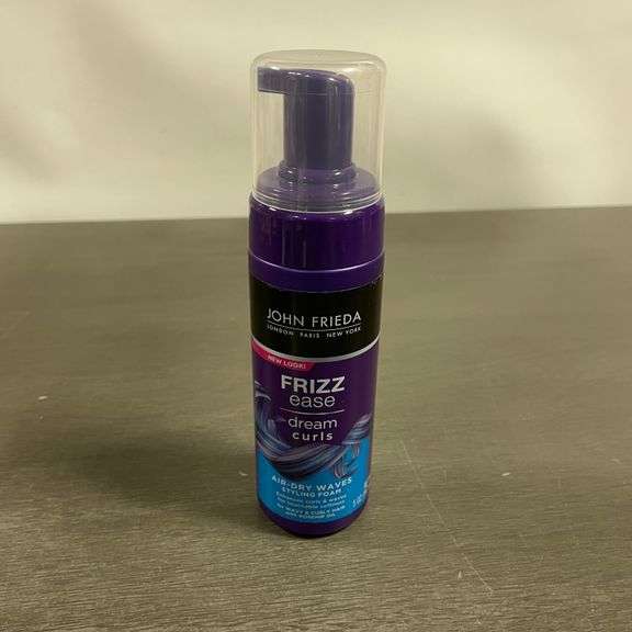John Frieda Frizz Ease Dream Curls Air Dry Waves Styling Foam, Curl Defining Frizz Control for Curly