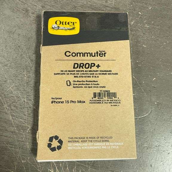 OtterBox iPhone 15 Pro MAX (Only) Commuter Series Case - GET Your Greens (Green)