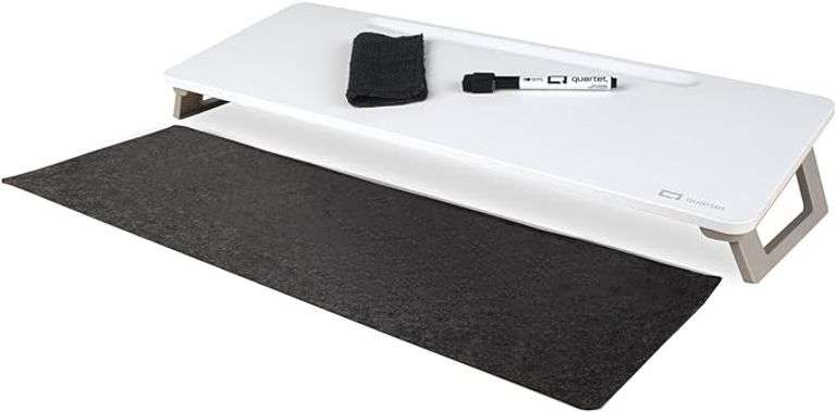 Quartet Dry Erase White Board, Magnetic Desktop Computer Pad for Notetaking