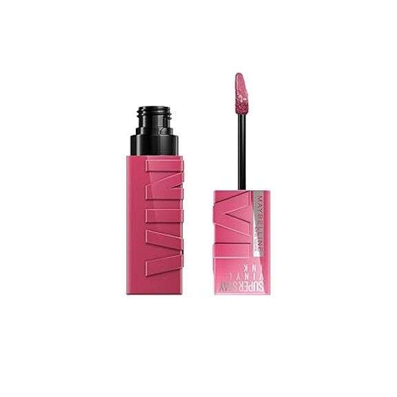 Maybelline Super Stay Vinyl Ink Longwear No-Budge Liquid Lipcolor Makeup, Highly Pigmented Color and