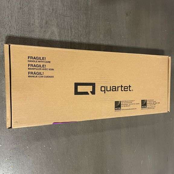 Quartet Dry Erase White Board, Magnetic Desktop Computer Pad for Notetaking