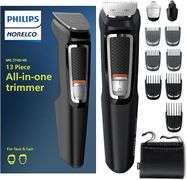 Norelco Philips Multi Groomer All-in-One Trimmer Series 3000-13 Piece Mens Grooming Kit