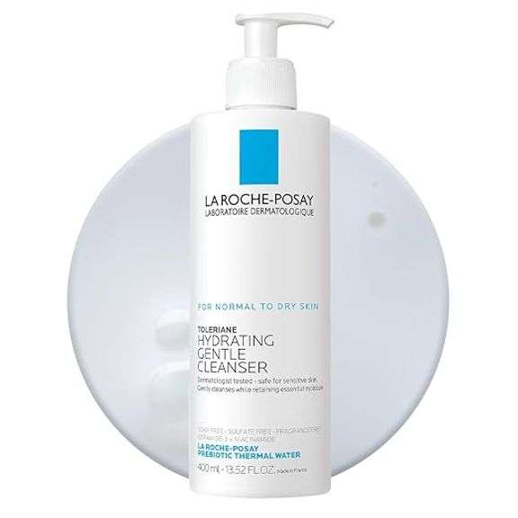 La Roche-Posay Toleriane Hydrating Gentle Face Cleanser, Hydrating Facial Cleanser