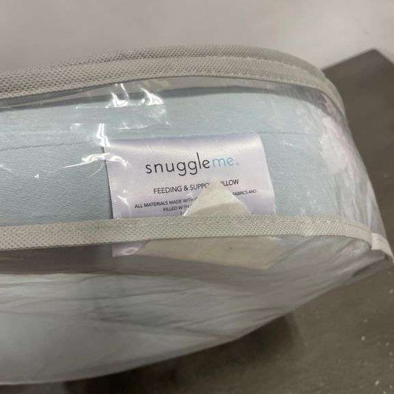 snuggle me Organic Nursing Pillow - Bottle & Breastfeeding Pillow with Organic Cotton Cover