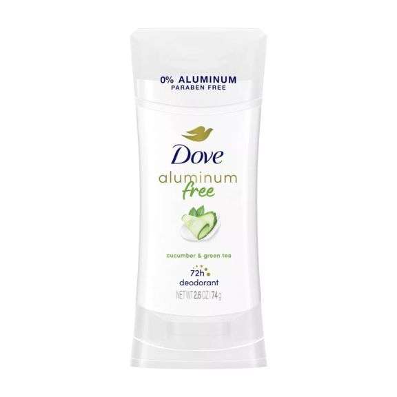 Dove Beauty Aluminum Free Cucumber & Green Tea Deodorant Stick - 2.6oz