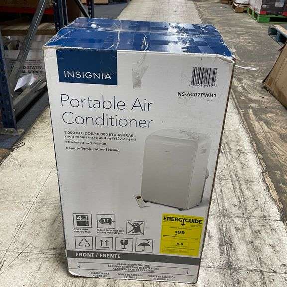 Insignia™ - 300 Sq. Ft. Portable Air Conditioner - White