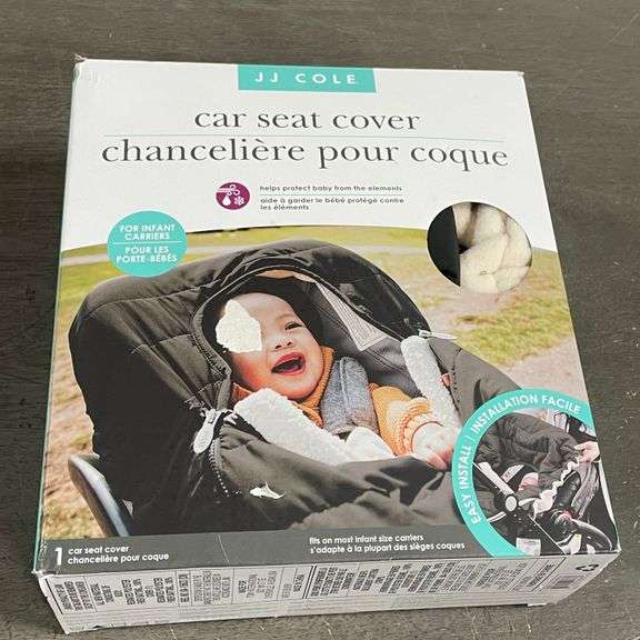 JJ Cole Winter Baby Car Seat Cover - Winter Car Seat Cover for Baby Seat or Stroller