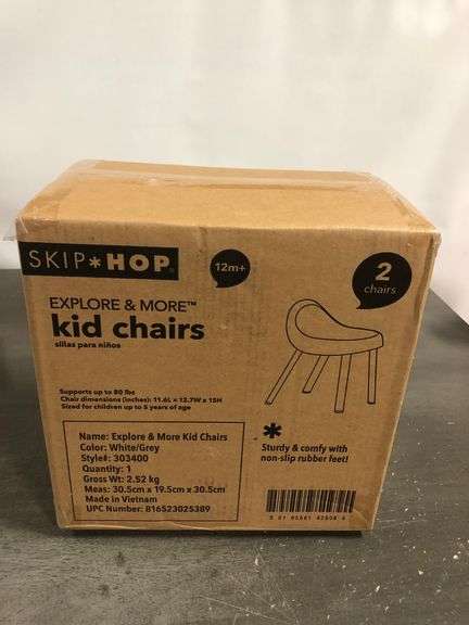 Skip Hop Explore & More Kids' Chair 2pk - White