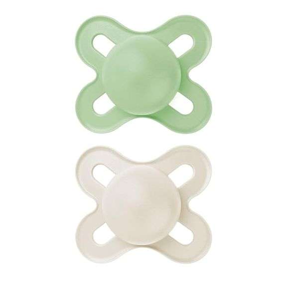 MAM Original Start Matte Baby Pacifiers, Binky for 0-3 Months, BPA-Free Silicone Nipple
