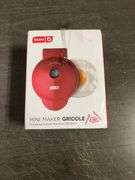 DASH Mini Maker Electric Round Griddle for Individual Pancakes, Cookies, Eggs & other on the go Brea