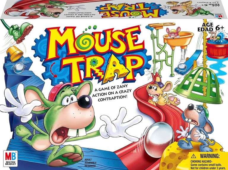 Hasbro Gaming Mouse Trap Kids Board Game