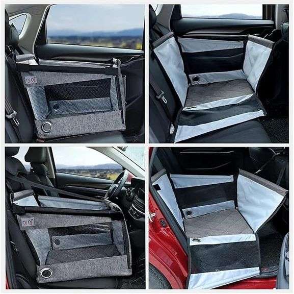 Dog Car Seat Car Pet Seat Stable Carriers Dog Accessories Safe Portable Puppy Travel Baskets Mesh Pr
