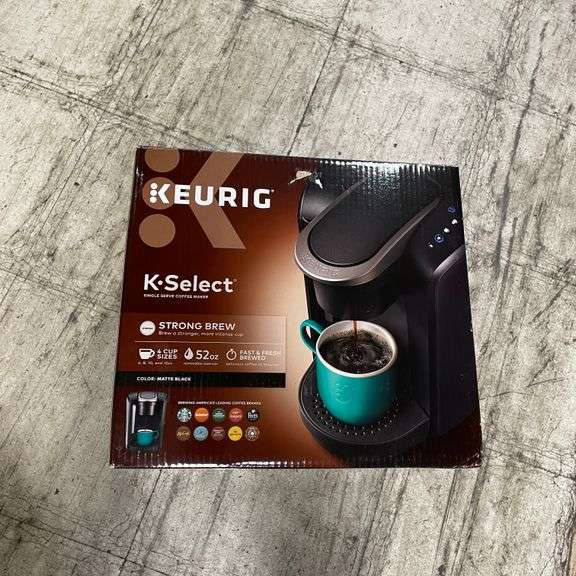 Keurig K-Select Single-Serve K-Cup Pod Coffee Maker, Matte Black