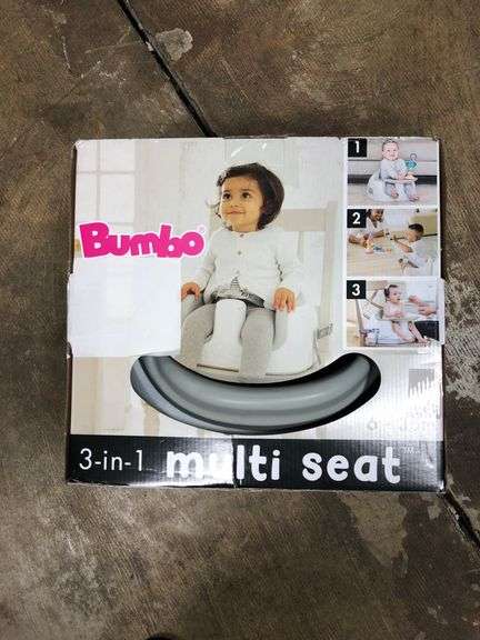 Bumbo 3-in-1 Multi-Seat for 6 to 36 Months, Travel Baby Feeding & Play Floor Seat