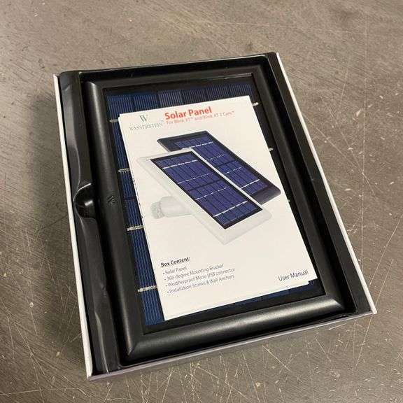 (Camera NOT Included) Wasserstein Solar Panel with Internal Battery - Compatible with Blink XT and X