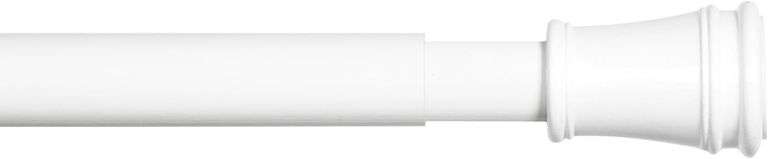 Kenney Rogers Twist & Fit No Tools Tension Curtain Rod, Tension Rods for Windows