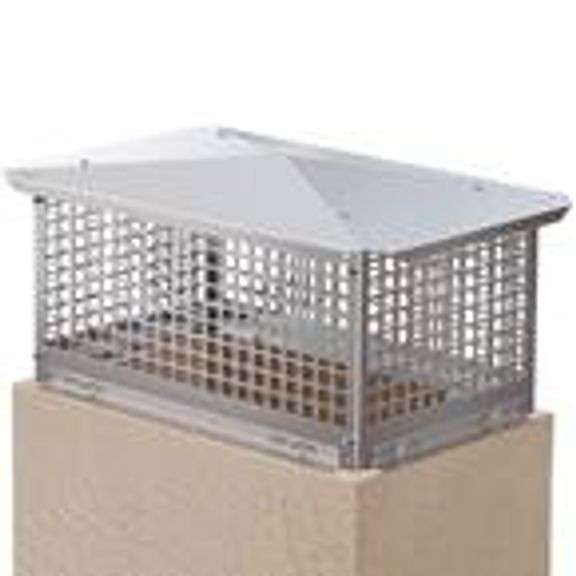 Chimney Cap 13 in. x 21 in. Flue Caps 304 Stainless Steel