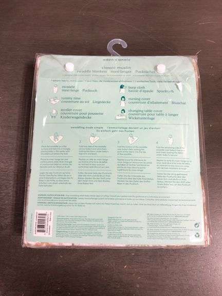 aden + anais Essentials Muslin Swaddle Blankets for Baby Girls and Boys