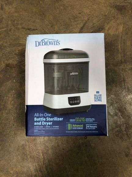 Dr. Brown's All-in-One Sterilizer and Dryer for Baby Bottles, Parts & Other Newborn Essentials