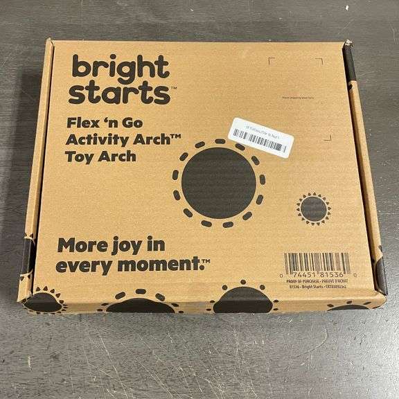 Bright Starts OBall Flex 'n Go Activity Arch Stroller or Carrier Take-Along Toy, Ages Newborn +