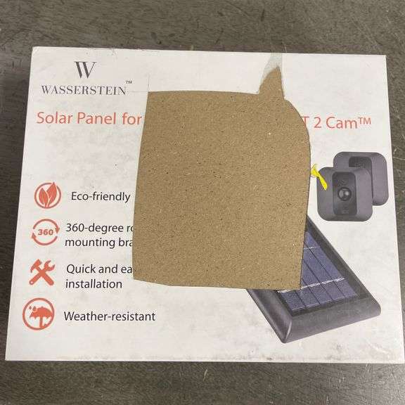 (Camera NOT Included) Wasserstein Solar Panel with Internal Battery - Compatible with Blink XT and X