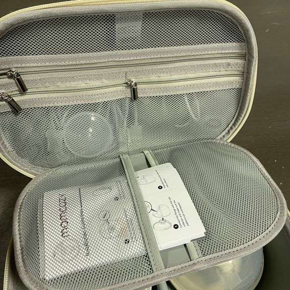 Momcozy Breast Pump, Double-Sealed Flange for Comfort - 24mm, 2 Pack Ash Gray