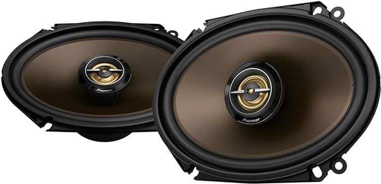 Pioneer A-Series MAX TS-A683FH 6” x 8" 2-Way Speakers (Pair) – 370W Max