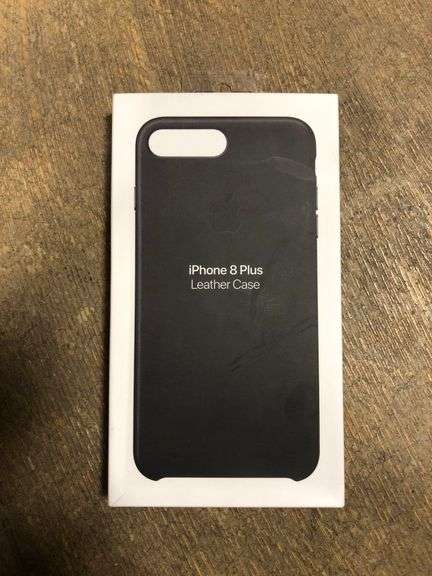 Apple iPhone 8 Plus/ 7 Plus Leather Case - Black