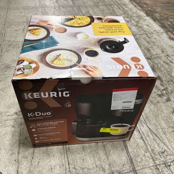 Keurig K-Duo Single Serve K-Cup Pod & Carafe Coffee Maker, with Multiple Brew Sizes, 60oz