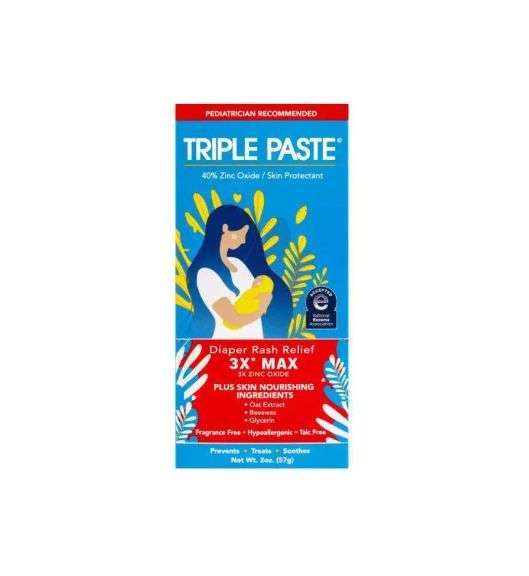 Triple Paste 3x Max Diaper Rash Relief Ointment - 2oz