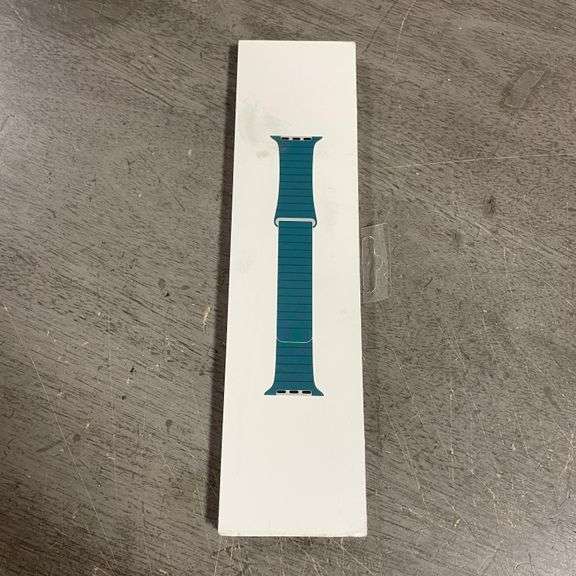 Genuine Apple Watch 49mm/44mm/45mm Leather Loop Watch Band Strap Medium Peacock