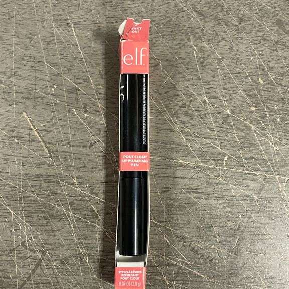 e.l.f. Pout Clout Lip Plumping Pen, Nourishing Lip Balm For Sheer Color & Shine