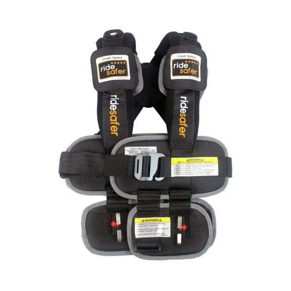 RideSafer Toddler Safety Harness Vest - Black (Small)