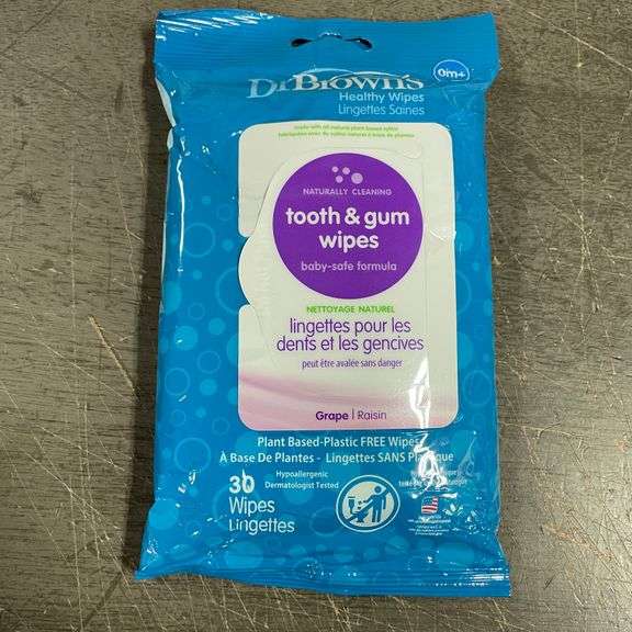 Dr Brown's Tooth and Gum Wipe 30pk