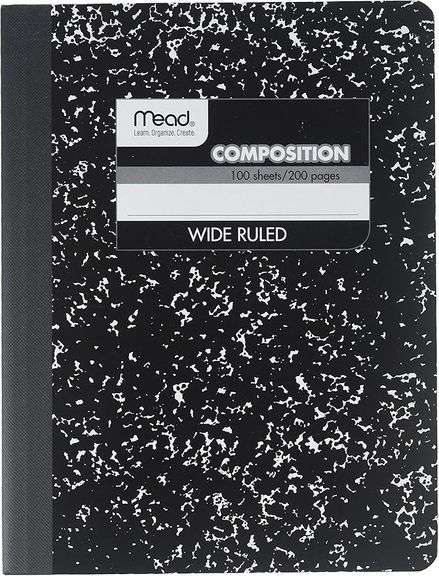 Mead Composition Book 9.75 In. X 7.5 In.