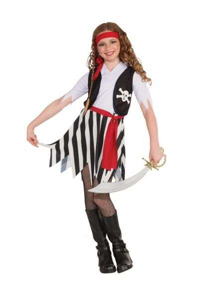 Girls Buccaneer Costume - Small Size