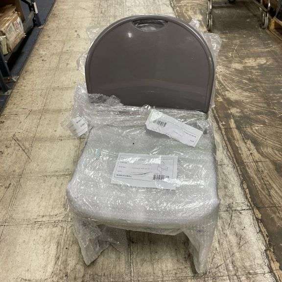 5 PCS Flash Furniture HERCULES Series 880 lb. Capacity Gray Ultra-Compact Stack Chair