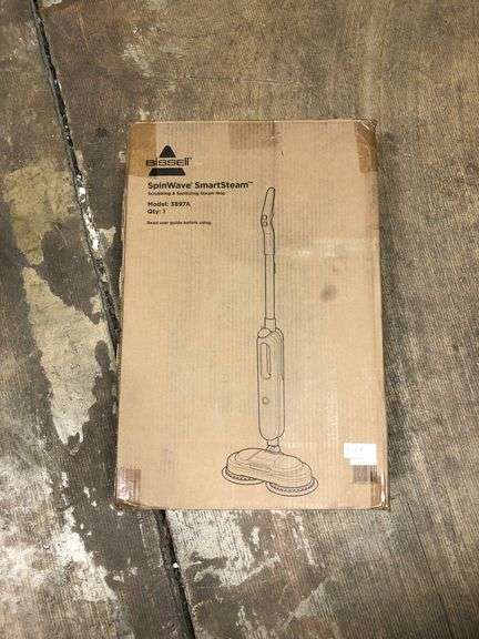 BISSELL SpinWave SmartSteam Scrubbing Steam Mop with Rotating Mop Pads