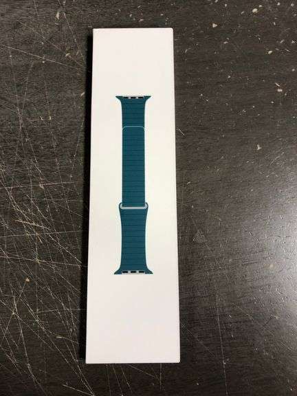 Leather Loop M - MXPM2AM/A for Apple Watch 44mm - Peacock