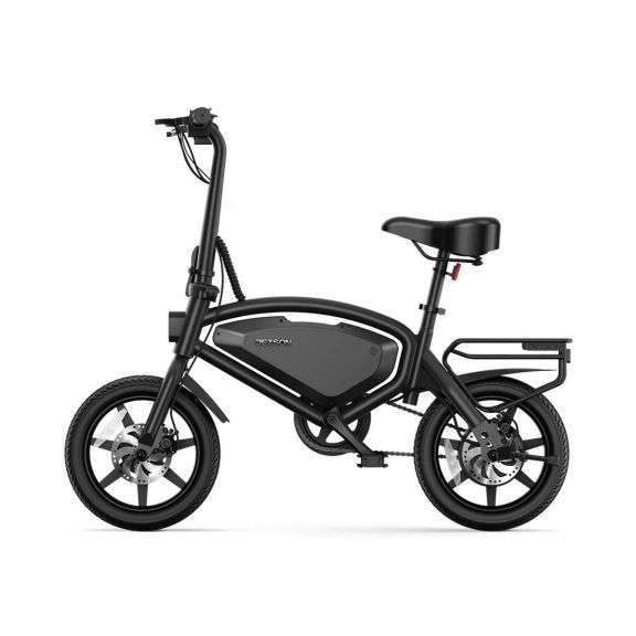 Jetson Adult Axle X 12" Step-Over Electric Folding Bike - Black: 15.5 mph, 220 lb Capacity