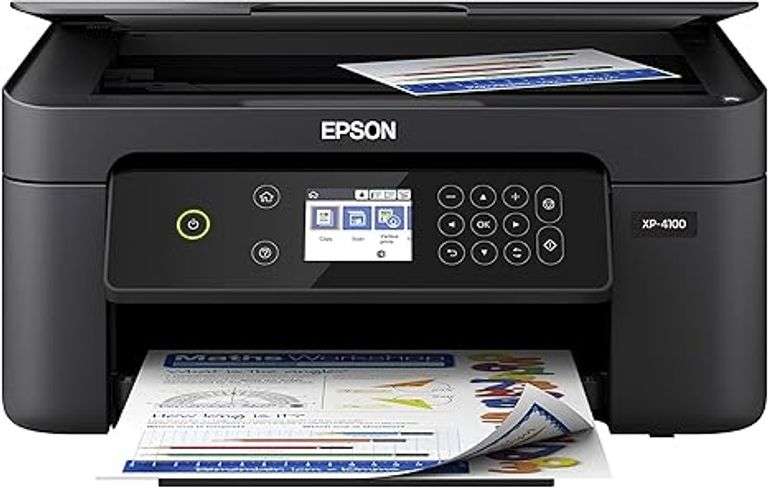 Epson Expression Home XP-4100 Wireless Color Printer with Scanner and Copier