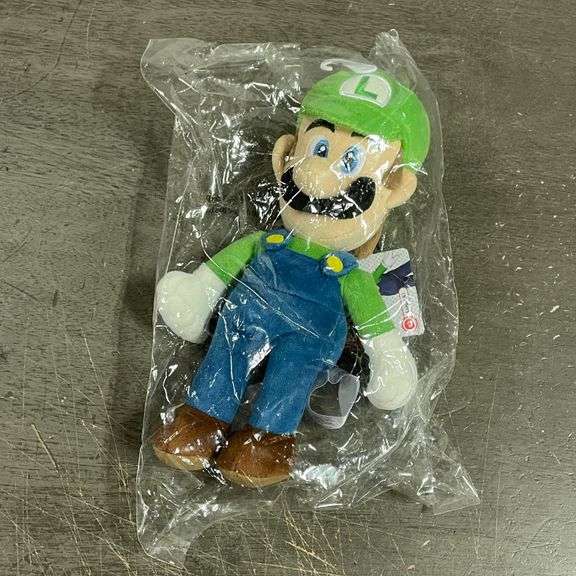 Little Buddy Super Mario All Star Collection 1415 Luigi Stuffed Plush, 10",Multi-Colored
