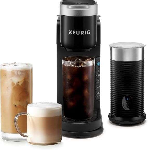 Keurig K-Café Barista Bar Single Serve Coffee Maker and Frother, with 3 Brew Sizes