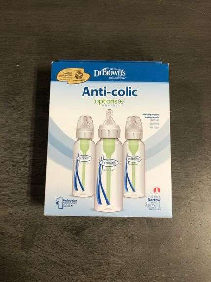 Dr. Brown's Options Narrow, 3 Pack, Clear, 8 Ounce
