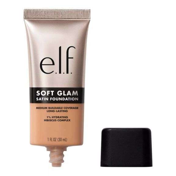 e.l.f. Soft Glam Satin Foundation - 1 fl oz 34 Medium Cool