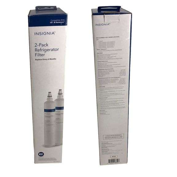 Insignia NS-LT600P-2 Water Filters for LG and Kenmore Refrigerators White