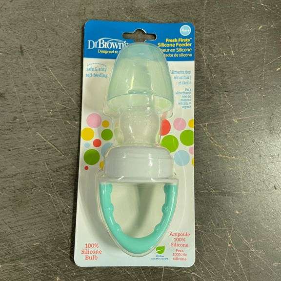 Dr. Brown's Designed to Nourish, Fresh Firsts Silicone Feeder, Mint, One Size