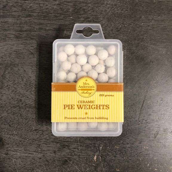 Harold Imports Mrs. Anderson's Reusable Ceramic Pie Weights Perfect Crusts No Bubbling